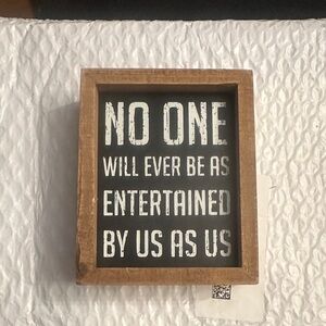 Kohl's Black and White Wooden Wall Decor